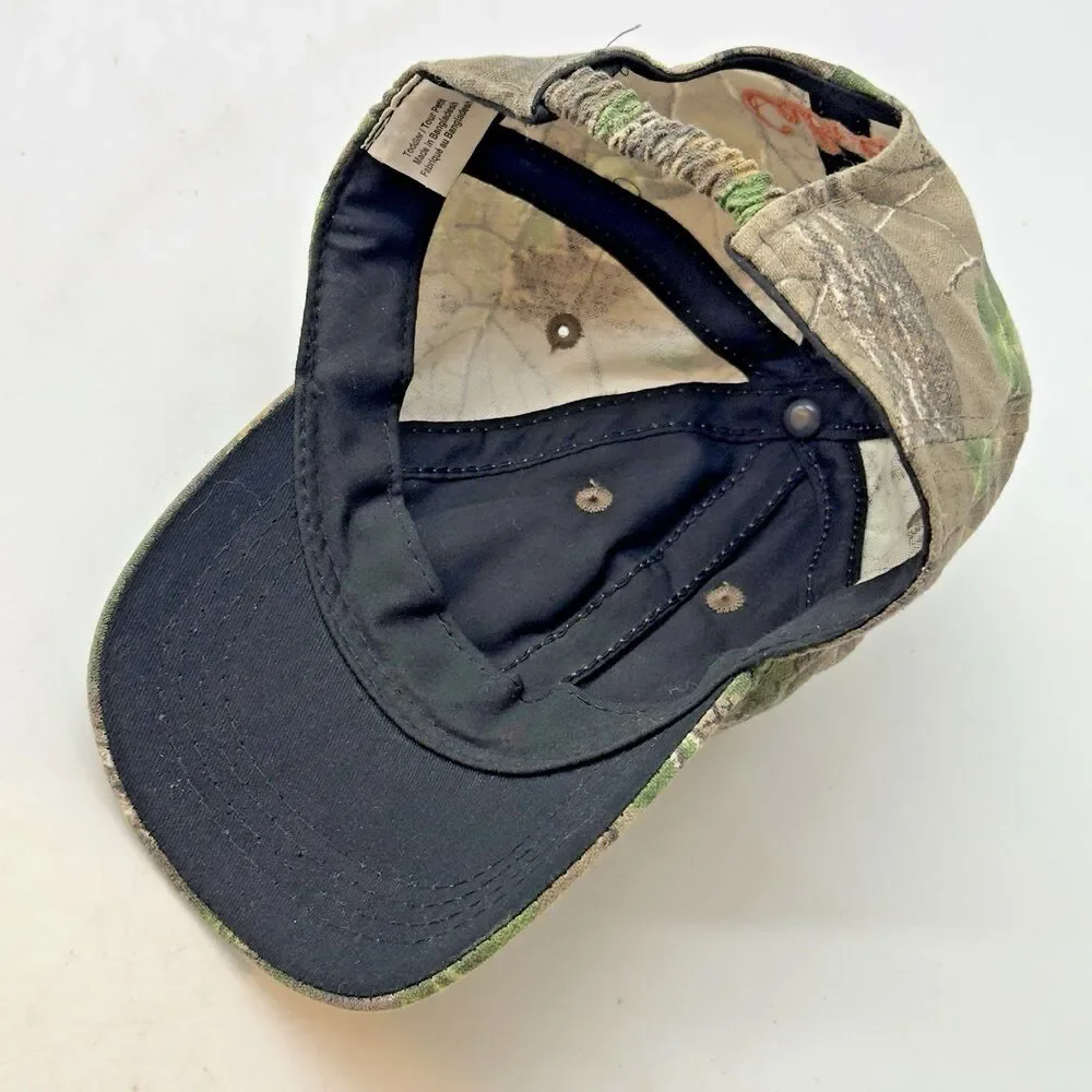 Cabela's Realtree Camouflage I Hunt For Hugs Toddler Ball Cap Elastic Back Hat